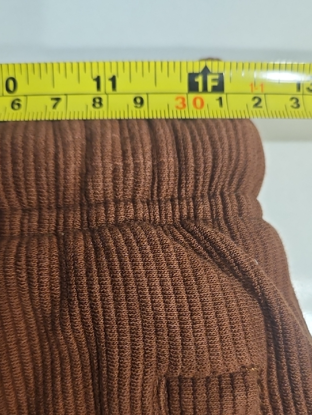 Adidas Men's Brown Corduroy Drawstring Shorts - Picture 4 of 6